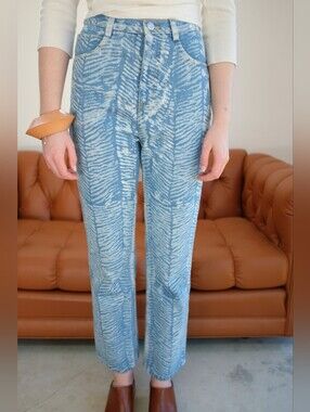 Rachel Comey Norm Pant Baby Blue Zebra